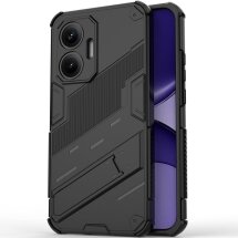 Защитный чехол Deexe Bibercas для Xiaomi Poco F7 - Black: фото 1 из 6