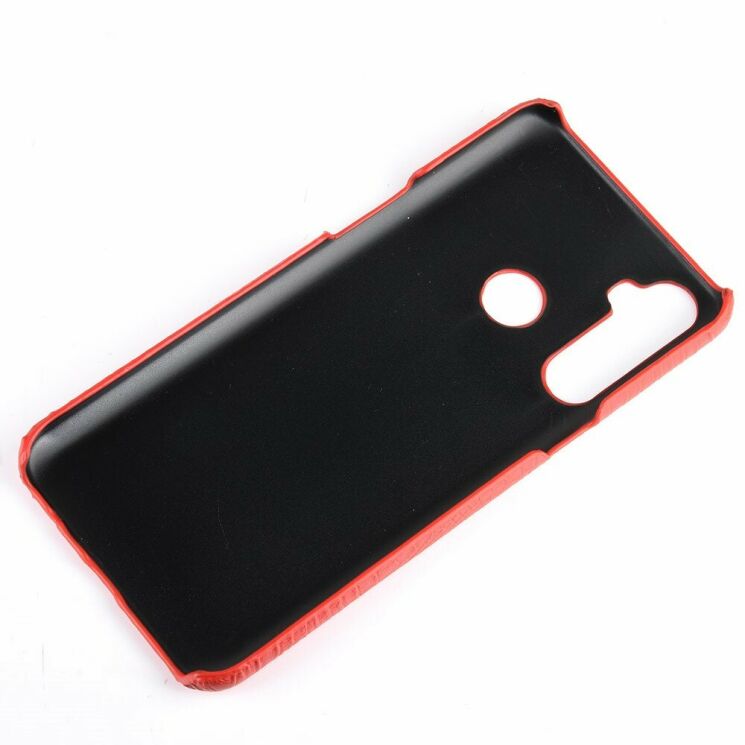 Захисний чохол Deexe Croco Style для Realme C3 - Red: фото 6 з 6