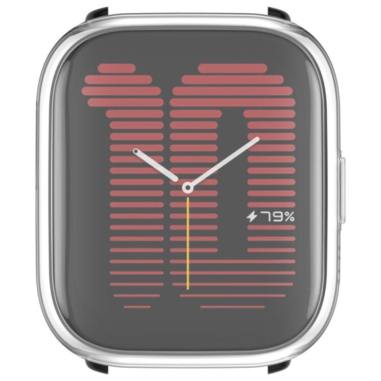 Захисний чохол Deexe Crystal Cover для Huami Amazfit Active (A2211) - Transparent: фото 5 з 7