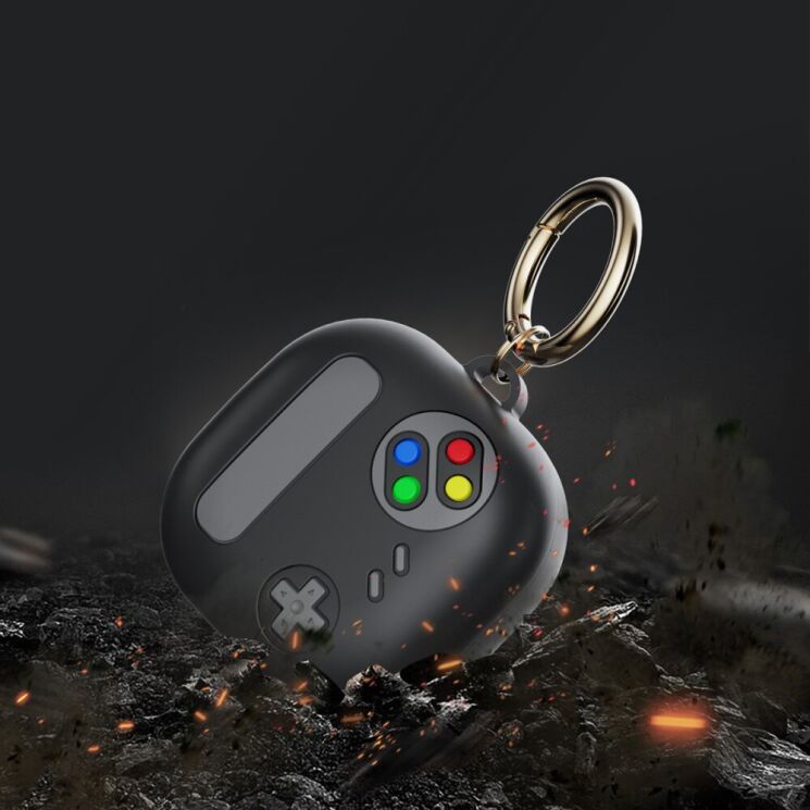 Защитный чехол Deexe Game Console для Samsung Galaxy Buds Live / Buds Pro / Buds 2 / Buds 2 Pro / Buds FE - White: фото 3 из 4