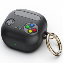 Защитный чехол Deexe Game Console для Samsung Galaxy Buds Live / Buds Pro / Buds 2 / Buds 2 Pro / Buds FE - Black: фото 1 из 4