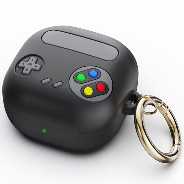 Защитный чехол Deexe Game Console для Samsung Galaxy Buds Live / Buds Pro / Buds 2 / Buds 2 Pro / Buds FE - Black: фото 1 из 4