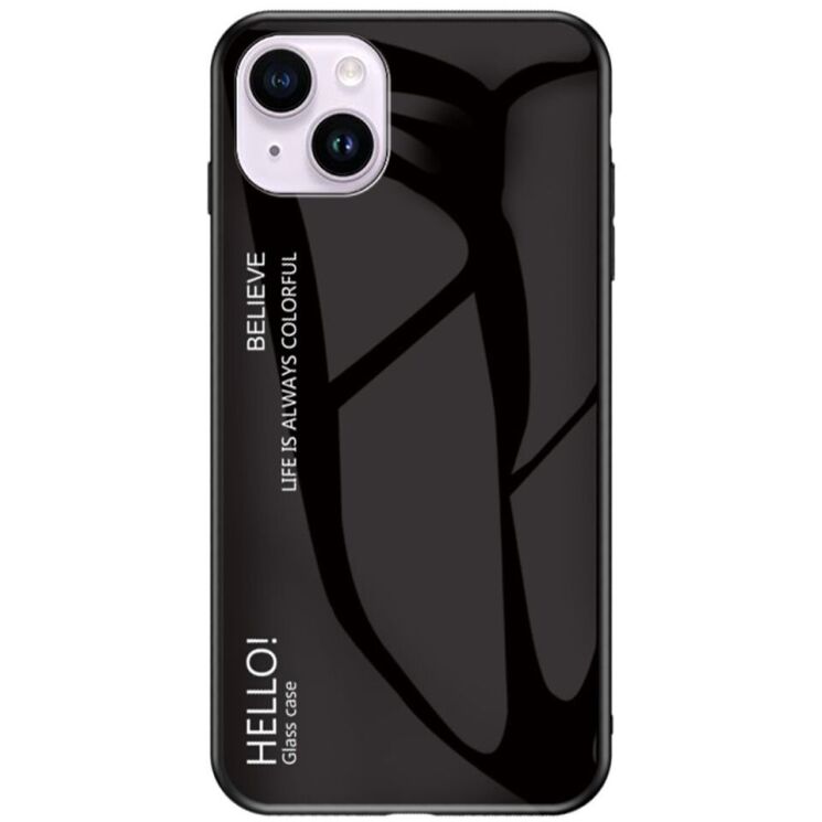 Защитный чехол Deexe Gradient Color для Apple iPhone 15 Plus - Black: фото 1 из 7