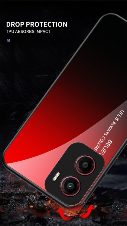 Захисний чохол Deexe Gradient Color для Motorola Moto G05 - Pink / Blue: фото 5 з 11