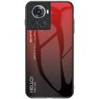 Защитный чехол Deexe Gradient Color для OnePlus Ace / 10R - Red / Black (304221BR)