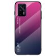 Защитный чехол Deexe Gradient Color для Realme GT - Rose / Blue (282805RL)