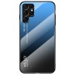 Захисний чохол Deexe Gradient Color для Samsung Galaxy S22 Ultra - Black / Blue (289916BL)