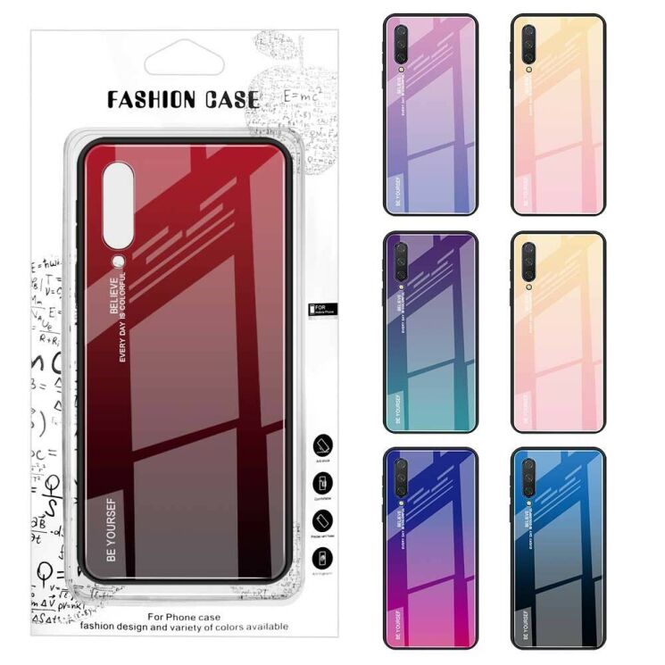 Захисний чохол Deexe Gradient Color для Xiaomi Mi CC9 / Mi 9 Lite - Red / Black: фото 2 з 15