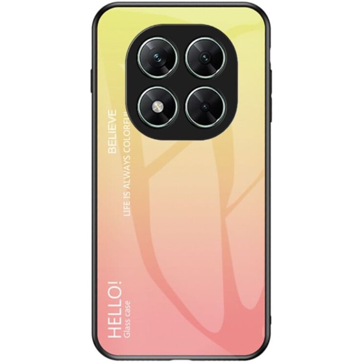 Защитный чехол Deexe Gradient Color для Xiaomi Poco X7 - Yellow: фото 1 из 7