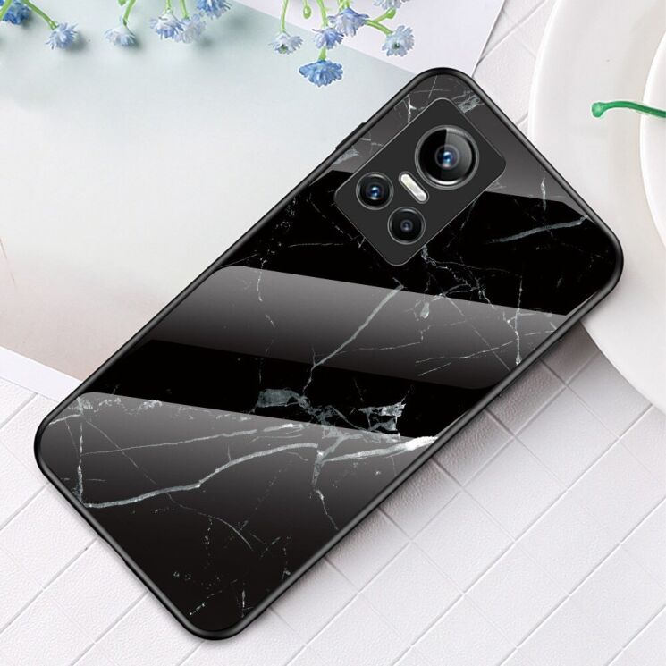 Защитный чехол Deexe Gradient Pattern для Realme GT Neo 3 - Black: фото 2 из 7