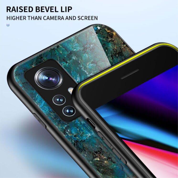 Захисний чохол Deexe Gradient Pattern для Xiaomi 12 / 12X - Black / Gold: фото 5 з 6
