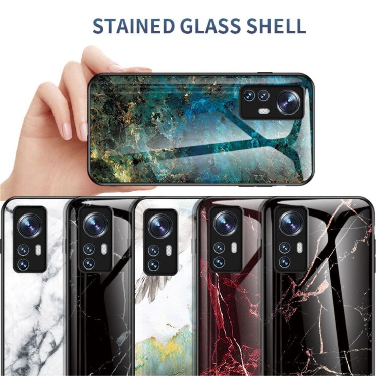 Захисний чохол Deexe Gradient Pattern для Xiaomi 12 / 12X - Black / Gold: фото 2 з 6