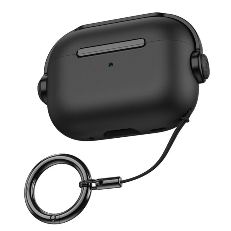Захисний чохол Deexe Headset Style для Apple AirPods Pro 2 - Black: фото 1 з 11