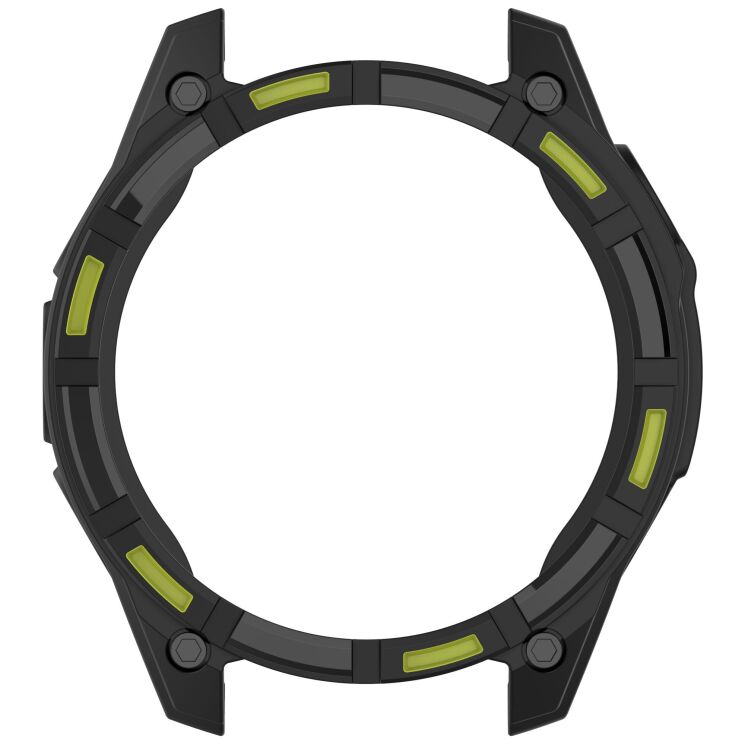 Захисний чохол Deexe Hollow Cover для Garmin Quatix 8 (47mm) - Black / Green (369702BG) Захисний чохол Deexe Hollow Cover для Garmin Quatix 8 (47mm) - Black / Green: фото 6 з 7