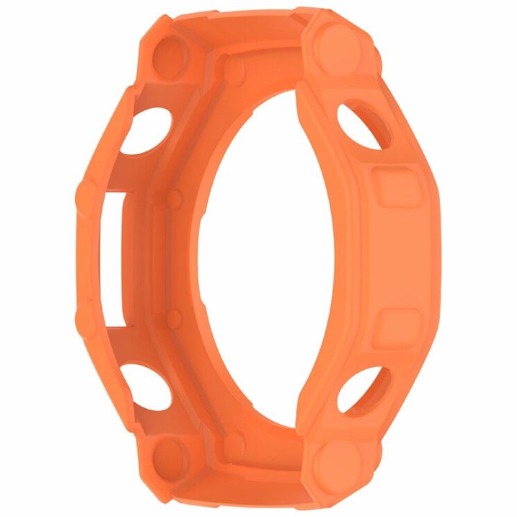 Защитный чехол Deexe Hollow Cover для Xiaomi Amazfit T-ReX 3 - Orange: фото 5 из 6