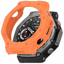 Защитный чехол Deexe Hollow Cover для Xiaomi Amazfit T-ReX 3 - Orange: фото 1 из 6
