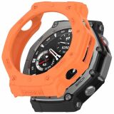 Защитный чехол Deexe Hollow Cover для Xiaomi Amazfit T-ReX 3 - Orange: фото 1 из 6