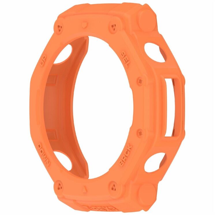 Защитный чехол Deexe Hollow Cover для Xiaomi Amazfit T-ReX 3 - Orange: фото 4 из 6