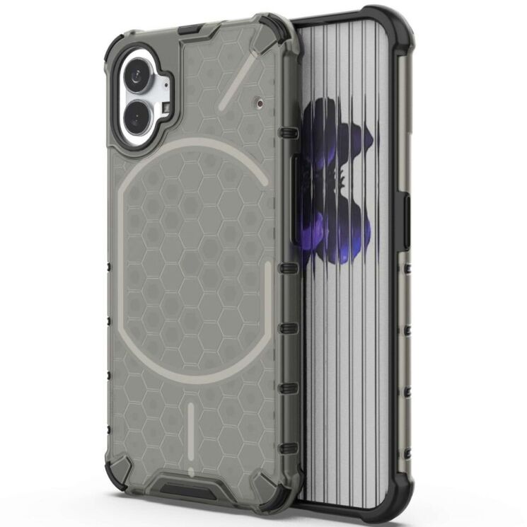 Защитный чехол Deexe Honeycomb Series для Nothing Phone (1) - Black: фото 1 из 5
