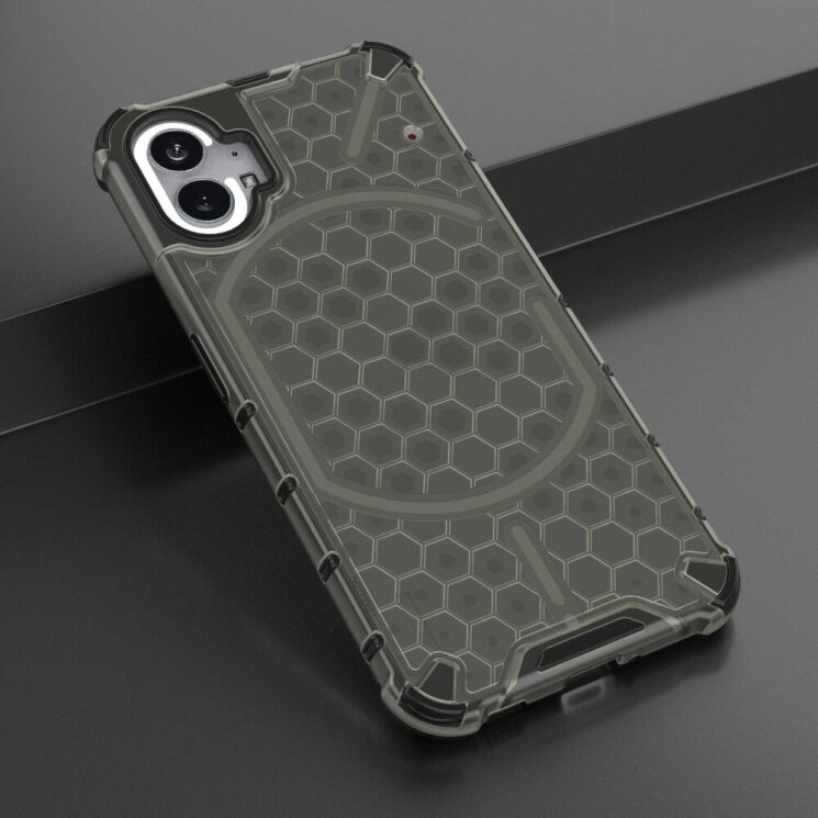 Защитный чехол Deexe Honeycomb Series для Nothing Phone (1) - Black: фото 3 из 5