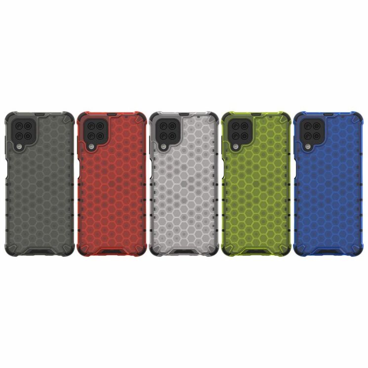 Защитный чехол Deexe Honeycomb Series для Samsung Galaxy A12 (A125) / A12 Nacho (A127) - Black: фото 5 из 6