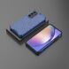 Захисний чохол Deexe Honeycomb Series для Samsung Galaxy M35 (M356) - Blue (355734L). Фото 2 з 5