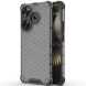 Защитный чехол Deexe Honeycomb Series для Xiaomi Poco F6 - Black (355031B). Фото 1 из 5