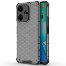 Защитный чехол Deexe Honeycomb Series для Xiaomi Redmi 13 - Black: фото 1 из 5