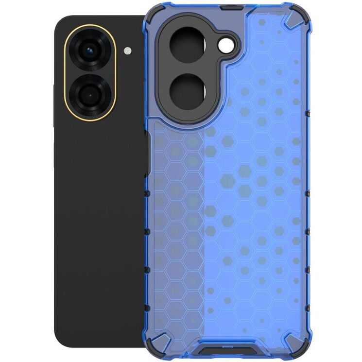 Защитный чехол Deexe Honeycomb Series для Xiaomi Redmi A5 - Blue: фото 1 из 6
