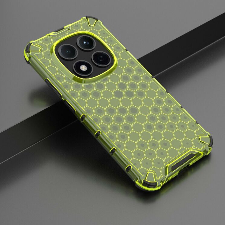 Защитный чехол Deexe Honeycomb Series для Xiaomi Redmi Note 15 Pro 5G - Green (405019G) Защитный чехол Deexe Honeycomb Series для Xiaomi Redmi Note 15 Pro 5G - Green: фото 3 з 5