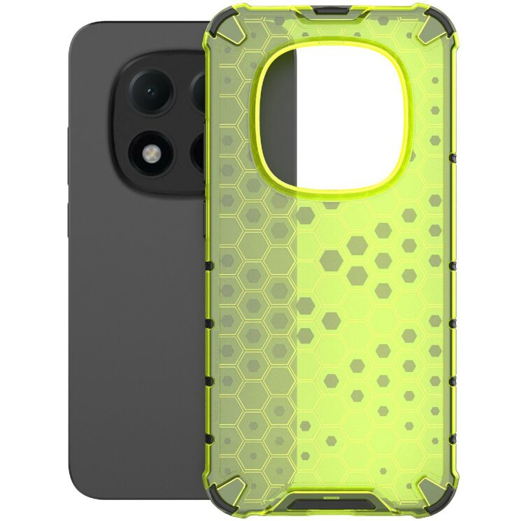 Защитный чехол Deexe Honeycomb Series для Xiaomi Redmi Note 15 Pro 5G - Green (405019G) Защитный чехол Deexe Honeycomb Series для Xiaomi Redmi Note 15 Pro 5G - Green: фото 2 з 5