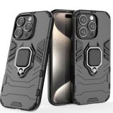 Захисний чохол Deexe Hybrid Case для Apple iPhone 16 Pro - Black (360514B)