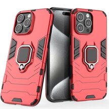 Защитный чехол Deexe Hybrid Case для Apple iPhone 16 Pro Max - Red: фото 1 из 6