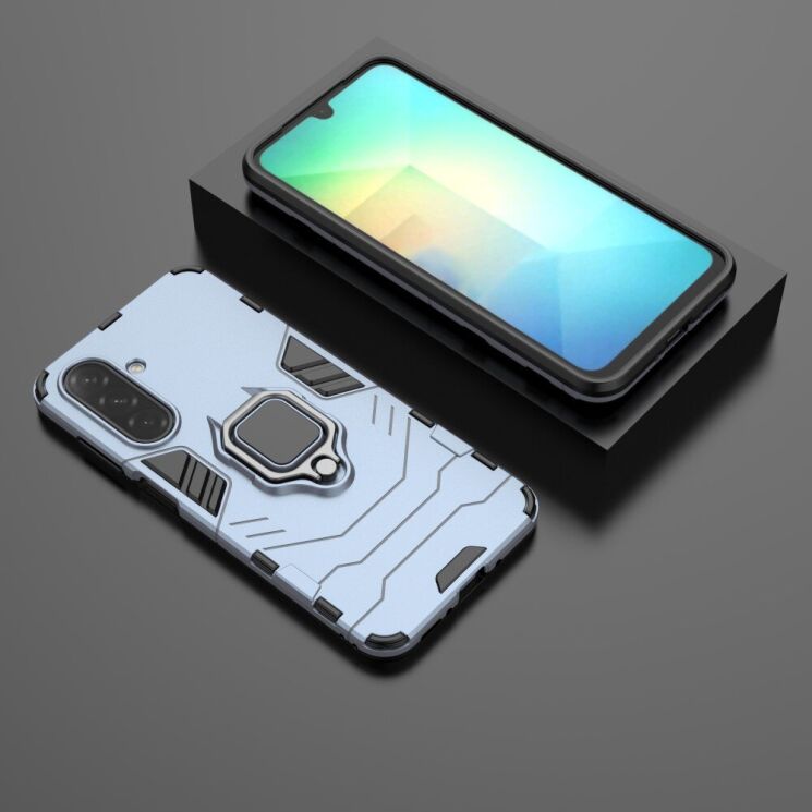 Защитный чехол Deexe Hybrid Case для Samsung Galaxy A26 (A266) - Blue: фото 4 из 6