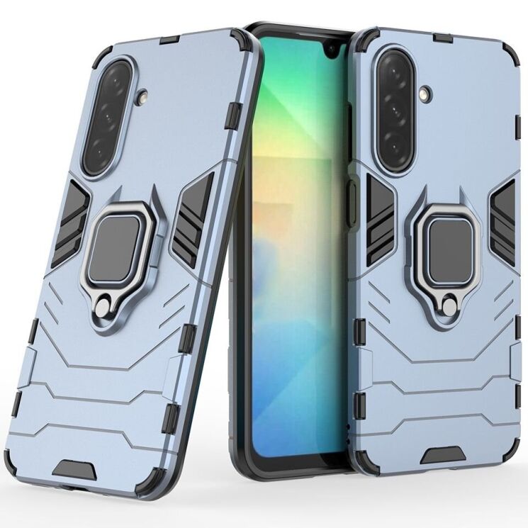 Защитный чехол Deexe Hybrid Case для Samsung Galaxy A26 (A266) - Blue: фото 1 из 6