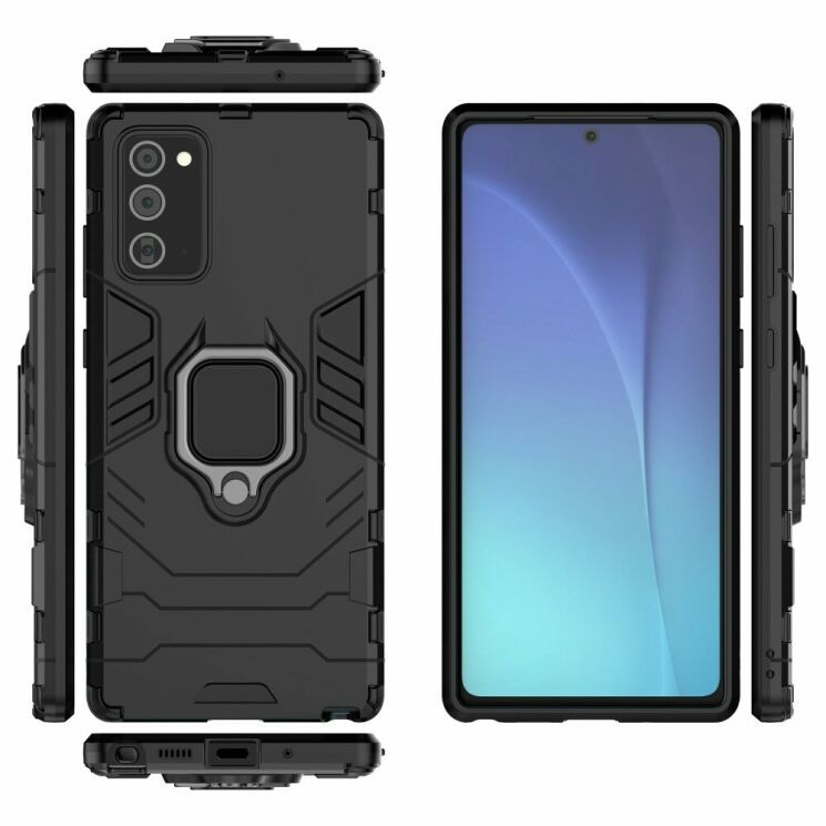 Защитный чехол Deexe Hybrid Case для Samsung Galaxy Note 20 (N980) - Black: фото 5 из 11