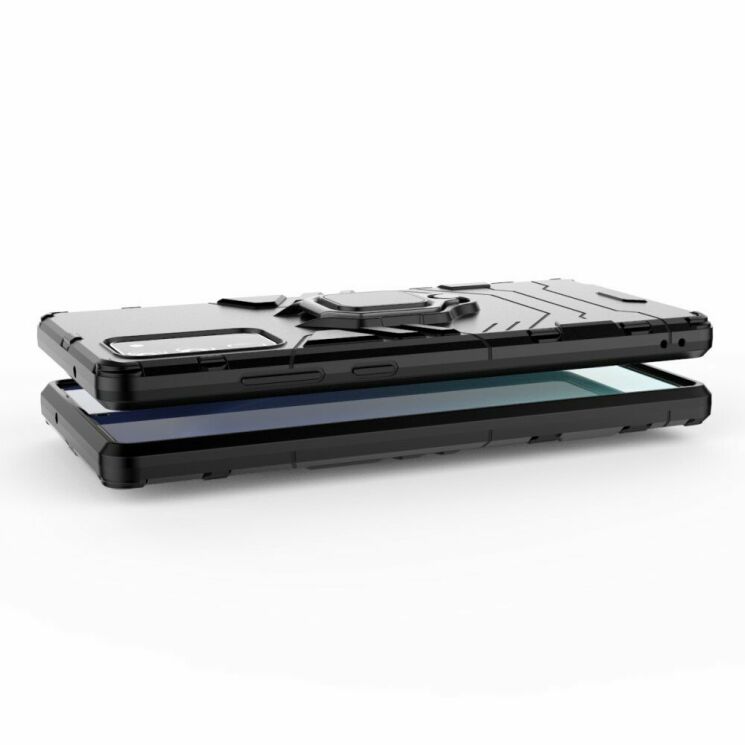 Защитный чехол Deexe Hybrid Case для Samsung Galaxy Note 20 (N980) - Black: фото 9 из 11