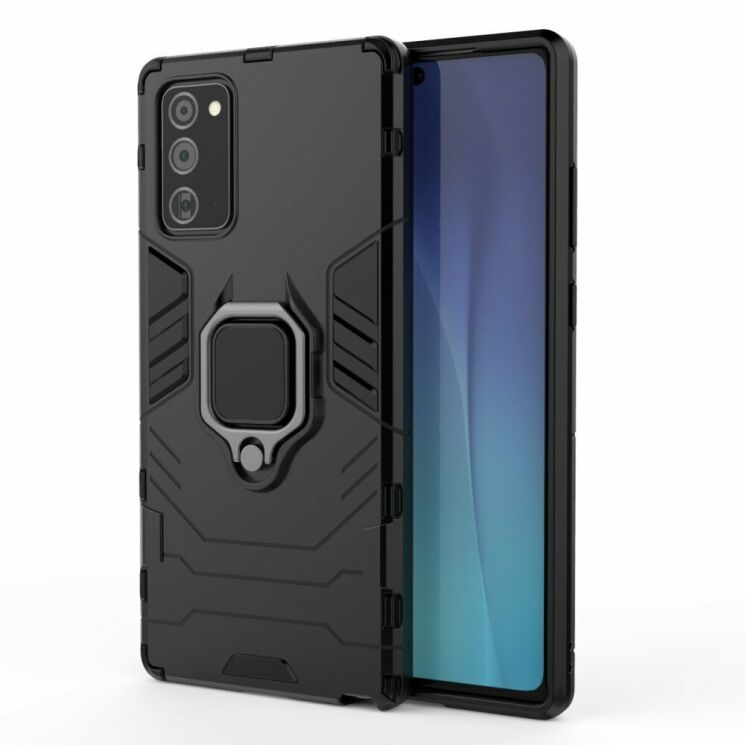 Защитный чехол Deexe Hybrid Case для Samsung Galaxy Note 20 (N980) - Black: фото 2 из 11