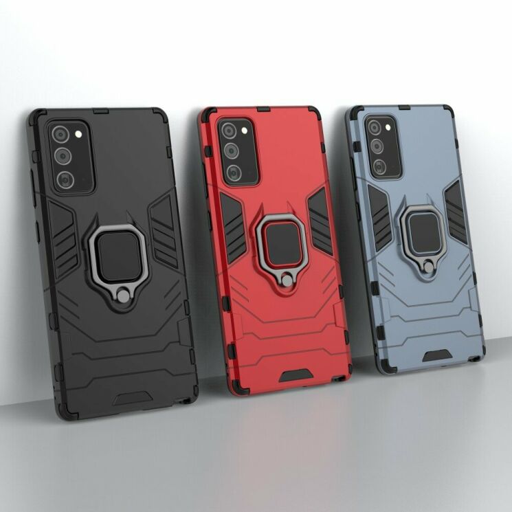 Защитный чехол Deexe Hybrid Case для Samsung Galaxy Note 20 (N980) - Black: фото 10 из 11