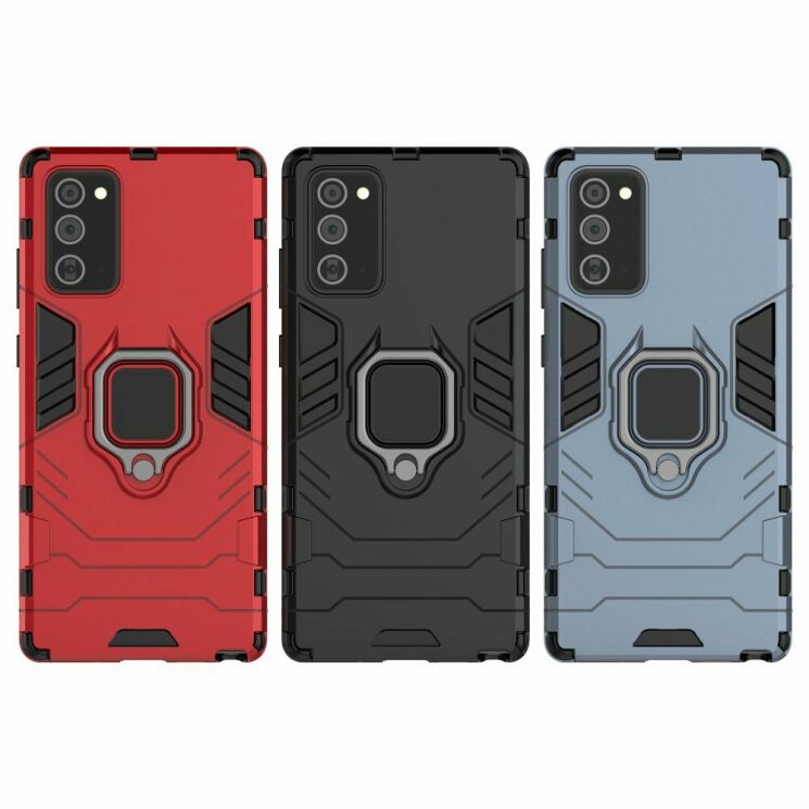 Защитный чехол Deexe Hybrid Case для Samsung Galaxy Note 20 (N980) - Black: фото 11 из 11