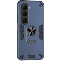 Захисний чохол Deexe Hybrid Shell для Infinix Hot 60і - Blue: фото 1 з 7