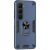 Захисний чохол Deexe Hybrid Shell для Infinix Hot 60і - Blue: фото 1 з 7