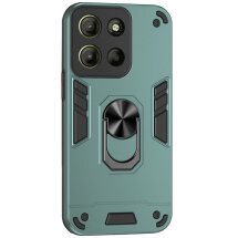 Защитный чехол Deexe Hybrid Shell для Motorola Moto G15 - Green: фото 1 из 7