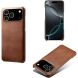 Захисний чохол Deexe Leather Back Cover для iPhone 18 Pro / 17 Pro - Brown (423614Z). Фото 3 з 5