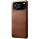 Захисний чохол Deexe Leather Back Cover для iPhone 18 Pro / 17 Pro - Brown (423614Z). Фото 1 з 5
