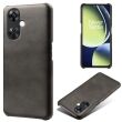 Захисний чохол Deexe Leather Back Cover для OnePlus Nord CE 3 Lite - Black (326534B)