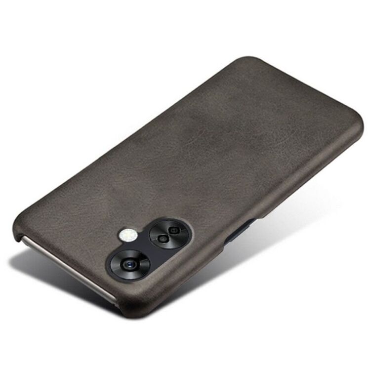Захисний чохол Deexe Leather Back Cover для OnePlus Nord CE 3 Lite - Black: фото 3 з 4