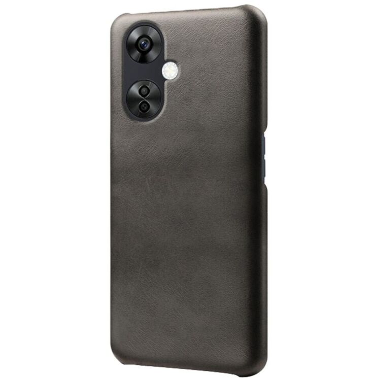 Захисний чохол Deexe Leather Back Cover для OnePlus Nord CE 3 Lite - Black: фото 2 з 4