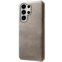 Защитный чехол Deexe Leather Back Cover для Samsung Galaxy S26 Ultra - Grey: фото 1 из 4