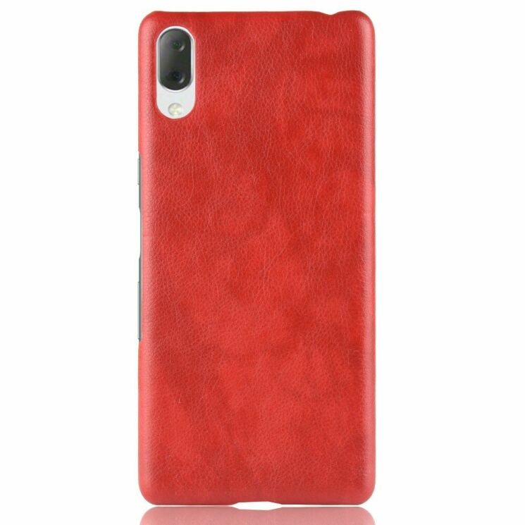 Защитный чехол Deexe Leather Back Cover для Sony Xperia L3 - Red: фото 2 из 5